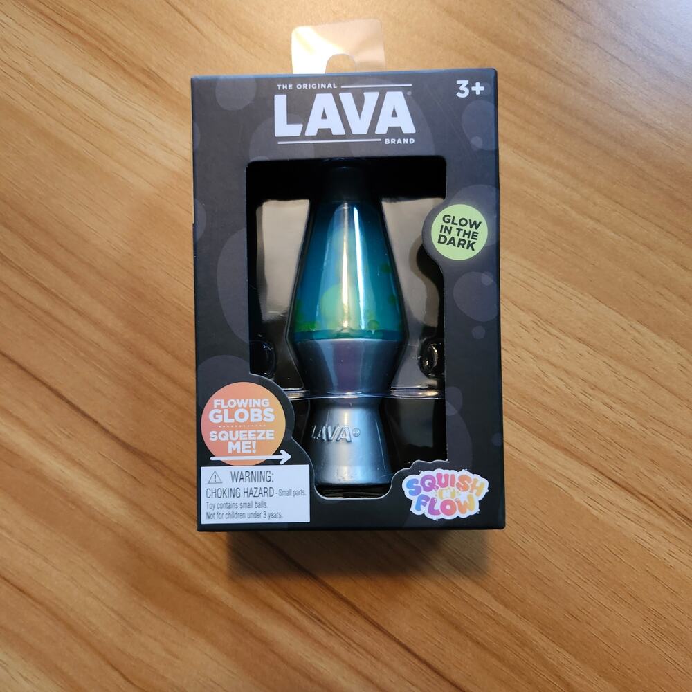 Schylling LAVA Squish Flow & Glow Toy NIB